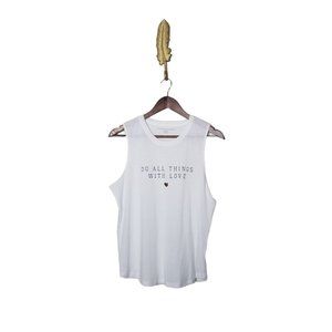 Spiritual Gangster Womens Love Muscle Tank Top L